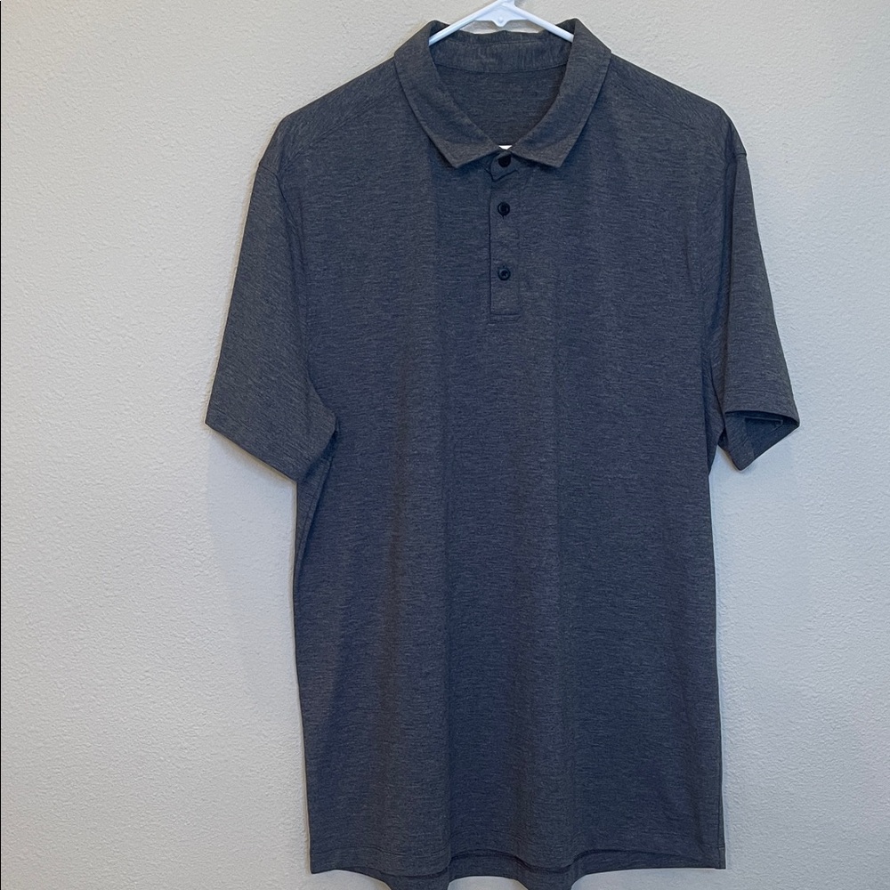 Lululemon Collared Short Sleeve Polo Shirt Check Measurements